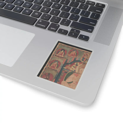 unknown - Mahasiddha Jnanatapa - ca. 1350 v2 - STICKER Vinyl Kiss-Cut Decal