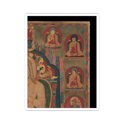 unknown - Mahasiddha Jnanatapa - ca. 1350 v3 - STICKER Vinyl Kiss-Cut Decal
