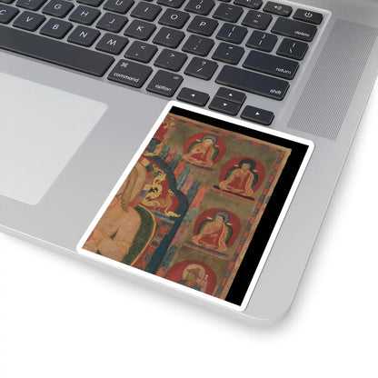 unknown - Mahasiddha Jnanatapa - ca. 1350 v3 - STICKER Vinyl Kiss-Cut Decal