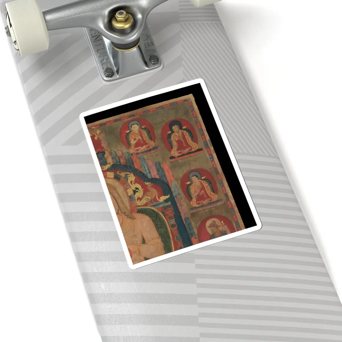 unknown - Mahasiddha Jnanatapa - ca. 1350 v3 - STICKER Vinyl Kiss-Cut Decal