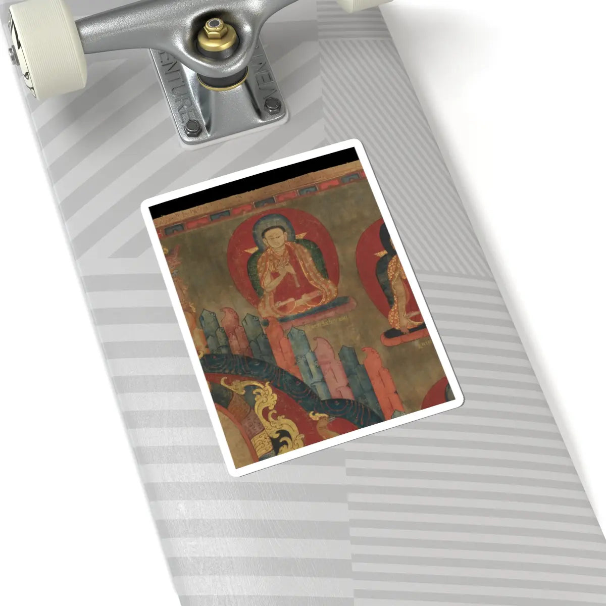 unknown - Mahasiddha Jnanatapa - ca. 1350 v4 - STICKER Vinyl Kiss-Cut Decal