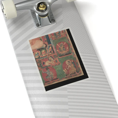 unknown - Mahasiddha Jnanatapa - ca. 1350 v5 - STICKER Vinyl Kiss-Cut Decal