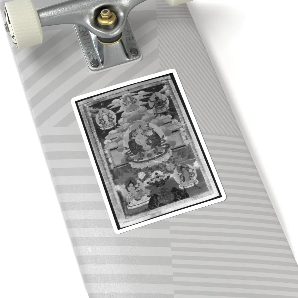 unknown - Manjushri - 17th–18th century - STICKER Vinyl Kiss-Cut Decal