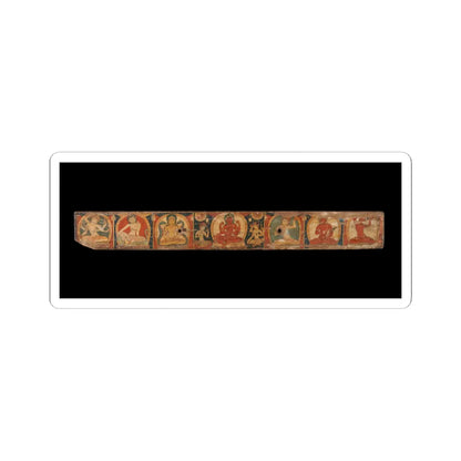 unknown - Manuscript Cover with Avalokiteshvara (The Bodhisattva of Infinite Compassion) - 12th century v1 - STICKER Vinyl Kiss-Cut Decal
