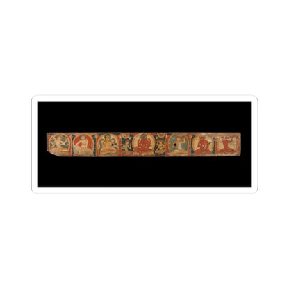 unknown - Manuscript Cover with Avalokiteshvara (The Bodhisattva of Infinite Compassion) - 12th century v1 - STICKER Vinyl Kiss-Cut Decal