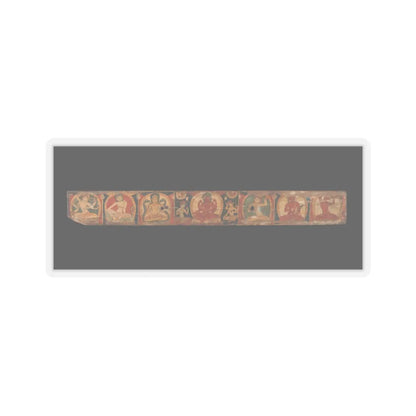 unknown - Manuscript Cover with Avalokiteshvara (The Bodhisattva of Infinite Compassion) - 12th century v1 - STICKER Vinyl Kiss-Cut Decal