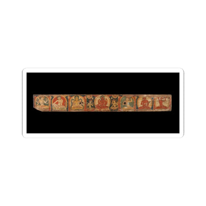 unknown - Manuscript Cover with Avalokiteshvara (The Bodhisattva of Infinite Compassion) - 12th century v1 - STICKER Vinyl Kiss-Cut Decal