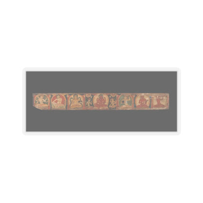 unknown - Manuscript Cover with Avalokiteshvara (The Bodhisattva of Infinite Compassion) - 12th century v1 - STICKER Vinyl Kiss-Cut Decal
