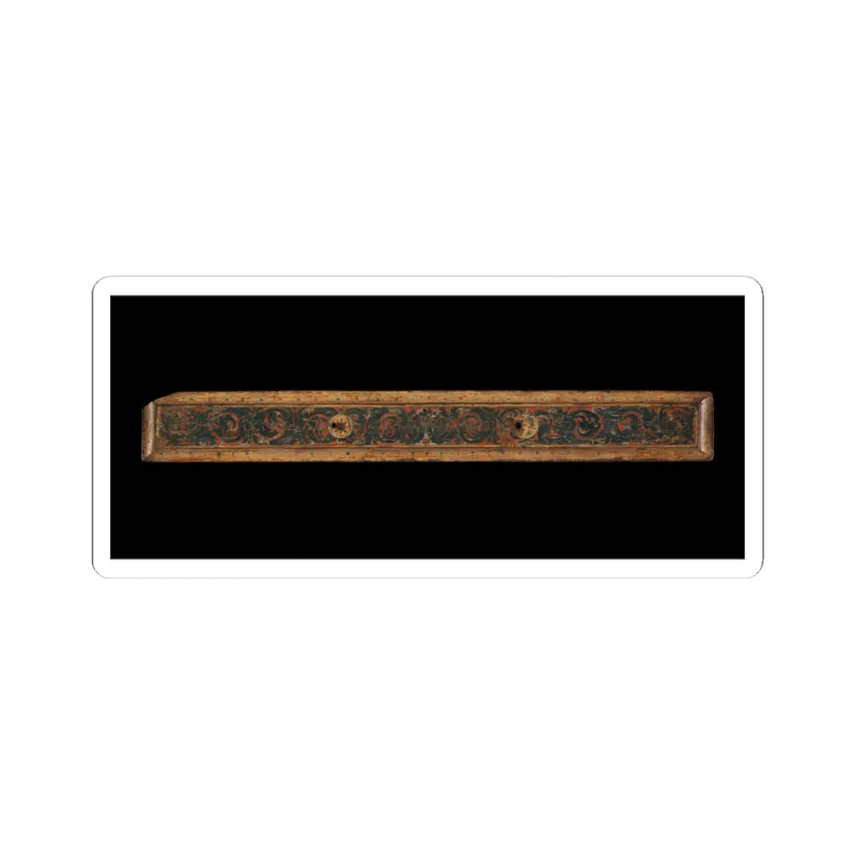 unknown - Manuscript Cover with Avalokiteshvara (The Bodhisattva of Infinite Compassion) - 12th century v2 - STICKER Vinyl Kiss-Cut Decal
