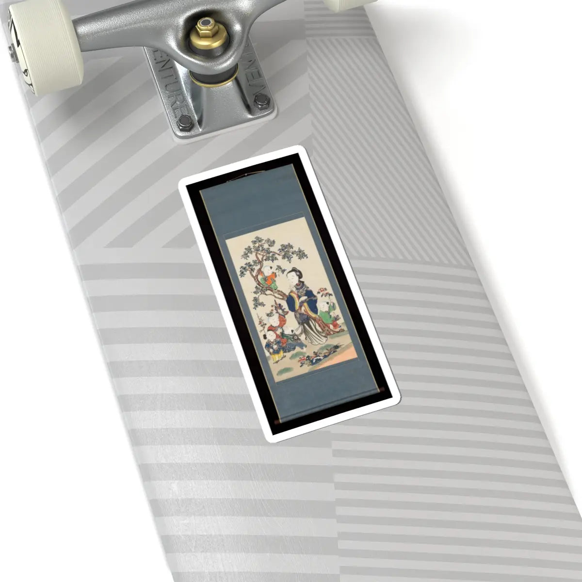 SKU:TSS-STICK-NKNMY-6X6-2 Sizes:6" × 6" Types:White