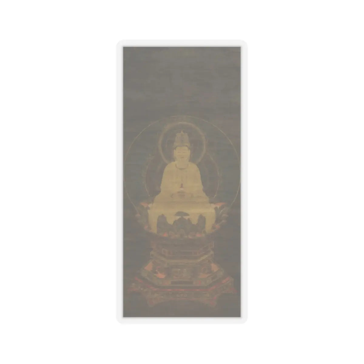 unknown - Miroku Bosatsu - 14th century v2 - STICKER Vinyl Kiss-Cut Decal