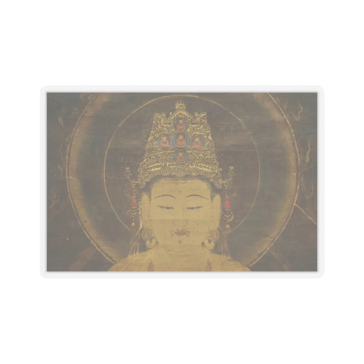 unknown - Miroku Bosatsu - 14th century v4 - STICKER Vinyl Kiss-Cut Decal