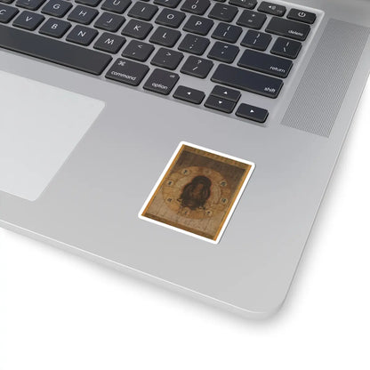 unknown - Monju Bosatsu with Eight Sacred Sanskrit Syllables - mid- to late 14th century v1 - STICKER Vinyl Kiss-Cut Decal