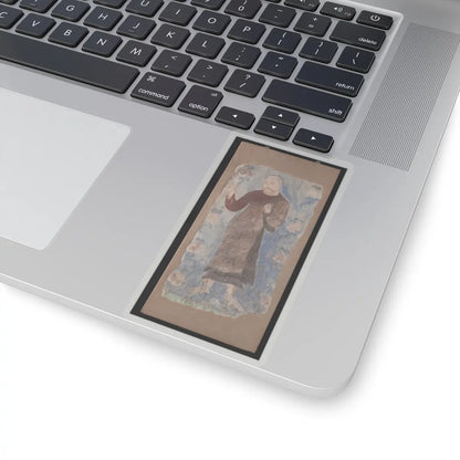 unknown - Monk Holding a Lotus - ca. 6th–7th century - STICKER Vinyl Kiss-Cut Decal