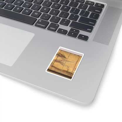 unknown - Mountains and Rivers in Autumn - first half of the 17th century v7 - STICKER Vinyl Kiss-Cut Decal