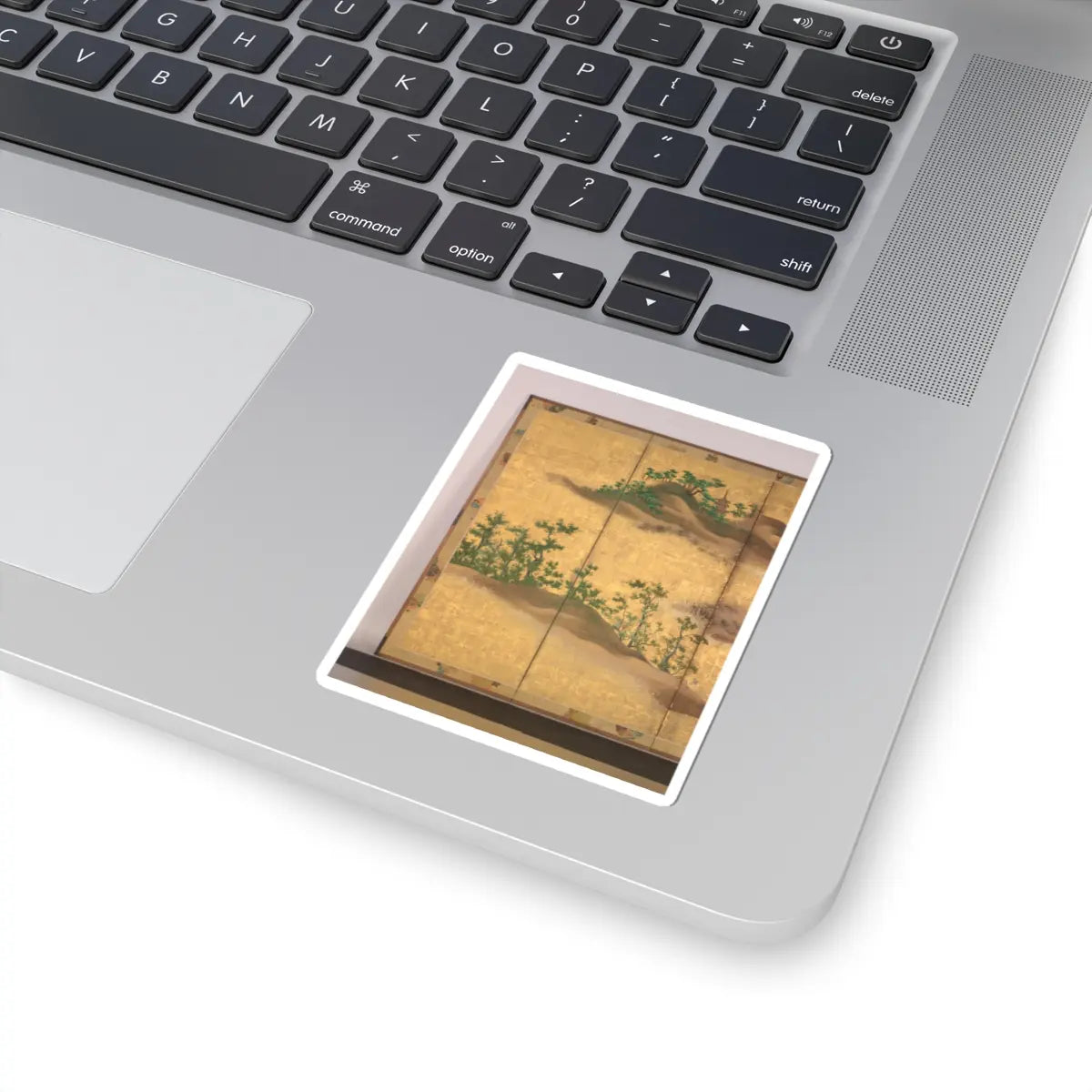 unknown - Mountains and Rivers in Autumn - first half of the 17th century v8 - STICKER Vinyl Kiss-Cut Decal