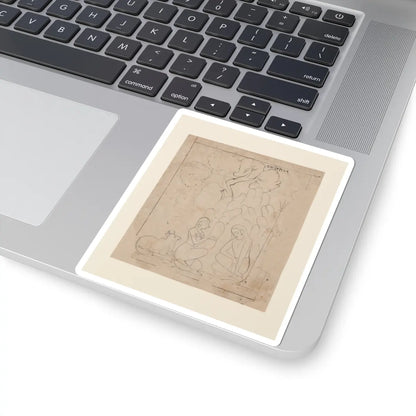 unknown - Nobleman on Horseback - mid-18th century v2 - STICKER Vinyl Kiss-Cut Decal