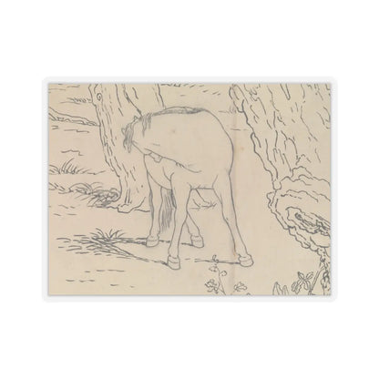 unknown - One Hundred Horses - datable to 1723–25 v15 - STICKER Vinyl Kiss-Cut Decal