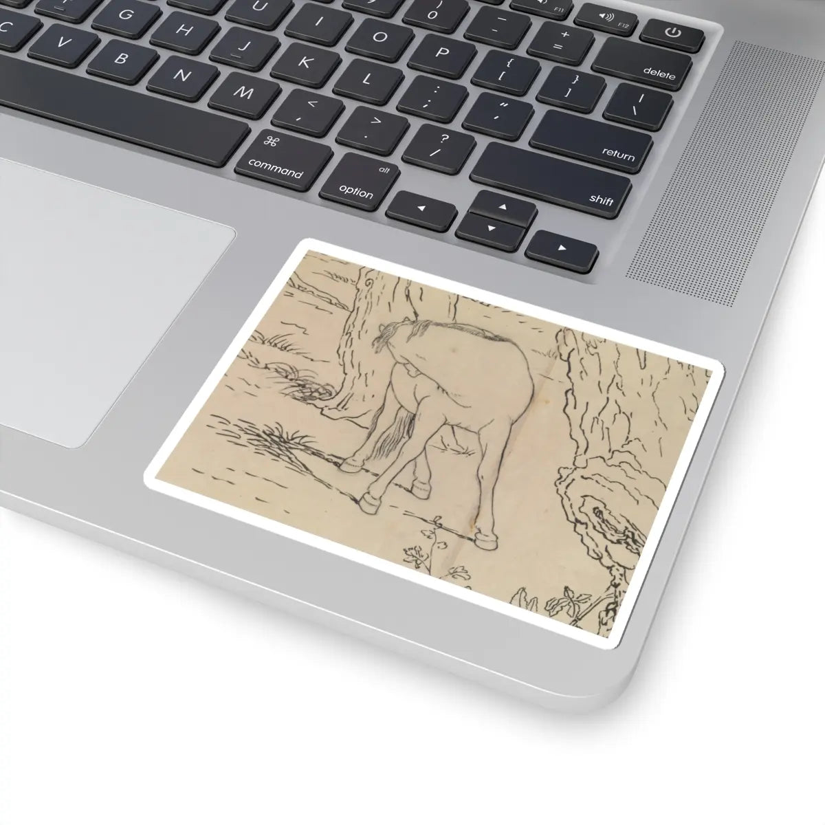 unknown - One Hundred Horses - datable to 1723–25 v15 - STICKER Vinyl Kiss-Cut Decal