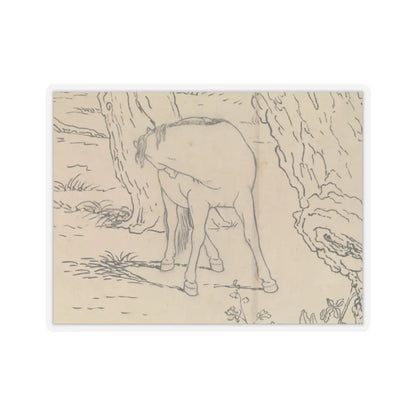 unknown - One Hundred Horses - datable to 1723–25 v15 - STICKER Vinyl Kiss-Cut Decal