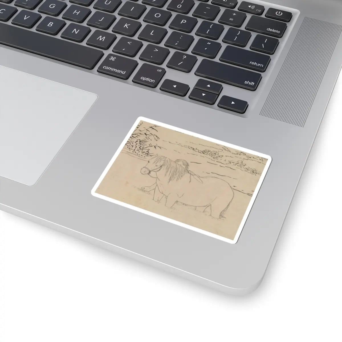unknown - One Hundred Horses - datable to 1723–25 v16 - STICKER Vinyl Kiss-Cut Decal