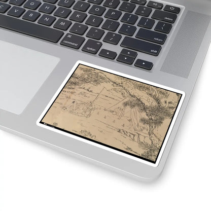 unknown - One Hundred Horses - datable to 1723–25 v9 - STICKER Vinyl Kiss-Cut Decal