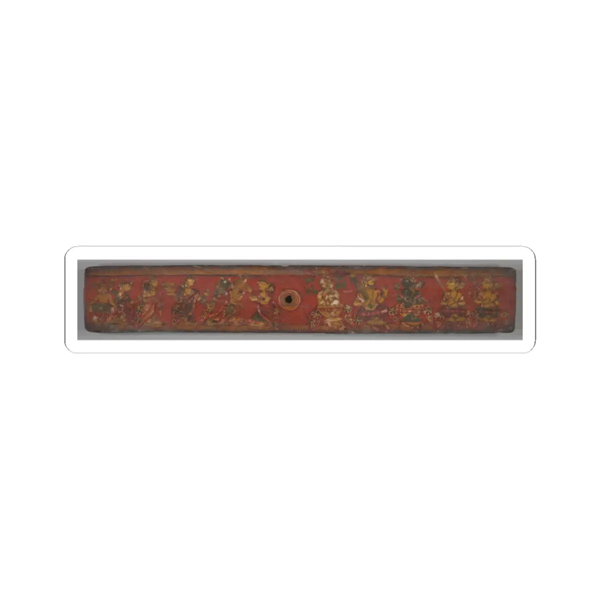 unknown - One of a Pair of Jain Manuscript Covers (Patli) - early 12th century - STICKER Vinyl Kiss-Cut Decal