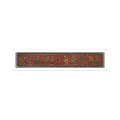 unknown - One of a Pair of Jain Manuscript Covers (Patli) - early 12th century - STICKER Vinyl Kiss-Cut Decal