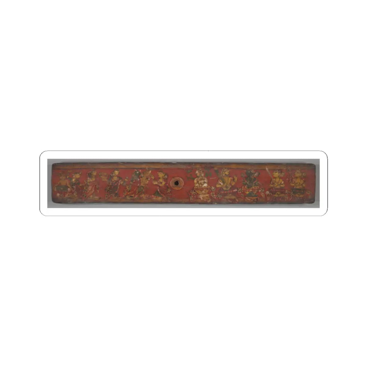 unknown - One of a Pair of Jain Manuscript Covers (Patli) - early 12th century - STICKER Vinyl Kiss-Cut Decal