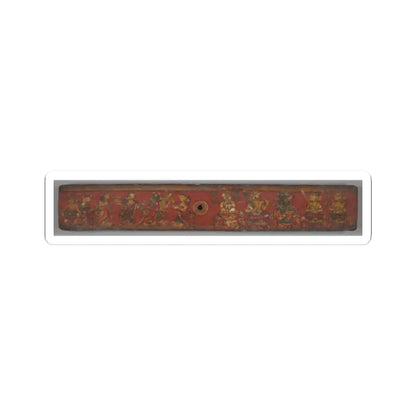 unknown - One of a Pair of Jain Manuscript Covers (Patli) - early 12th century - STICKER Vinyl Kiss-Cut Decal