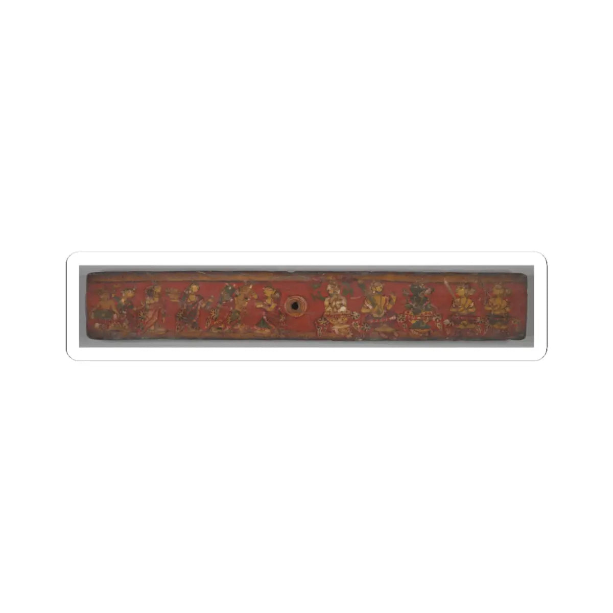unknown - One of a Pair of Jain Manuscript Covers (Patli) - early 12th century - STICKER Vinyl Kiss-Cut Decal