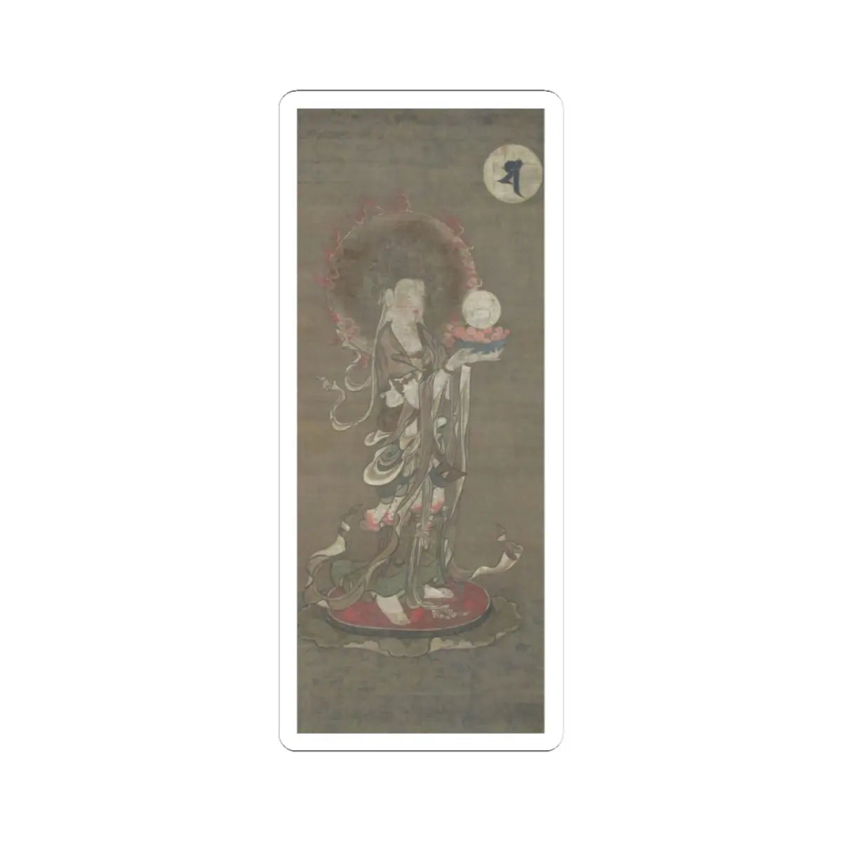 unknown - One of the Twelve Celestial Guardians - second half 14th century - STICKER Vinyl Kiss-Cut Decal