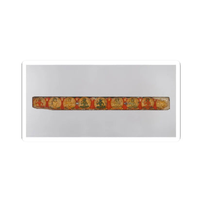 unknown - Pair of Manuscript Covers with Buddhist Deities - late 11th century v2 - STICKER Vinyl Kiss-Cut Decal
