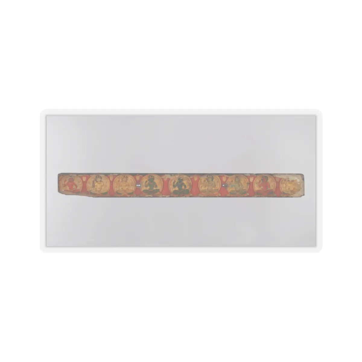 unknown - Pair of Manuscript Covers with Buddhist Deities - late 11th century v2 - STICKER Vinyl Kiss-Cut Decal