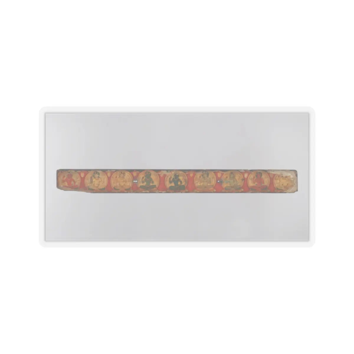 unknown - Pair of Manuscript Covers with Buddhist Deities - late 11th century v2 - STICKER Vinyl Kiss-Cut Decal