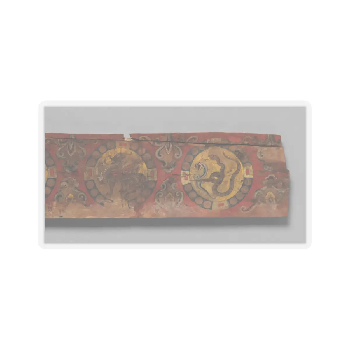 unknown - Panel with Chinese Zodiac - 8th–9th century v2 - STICKER Vinyl Kiss-Cut Decal