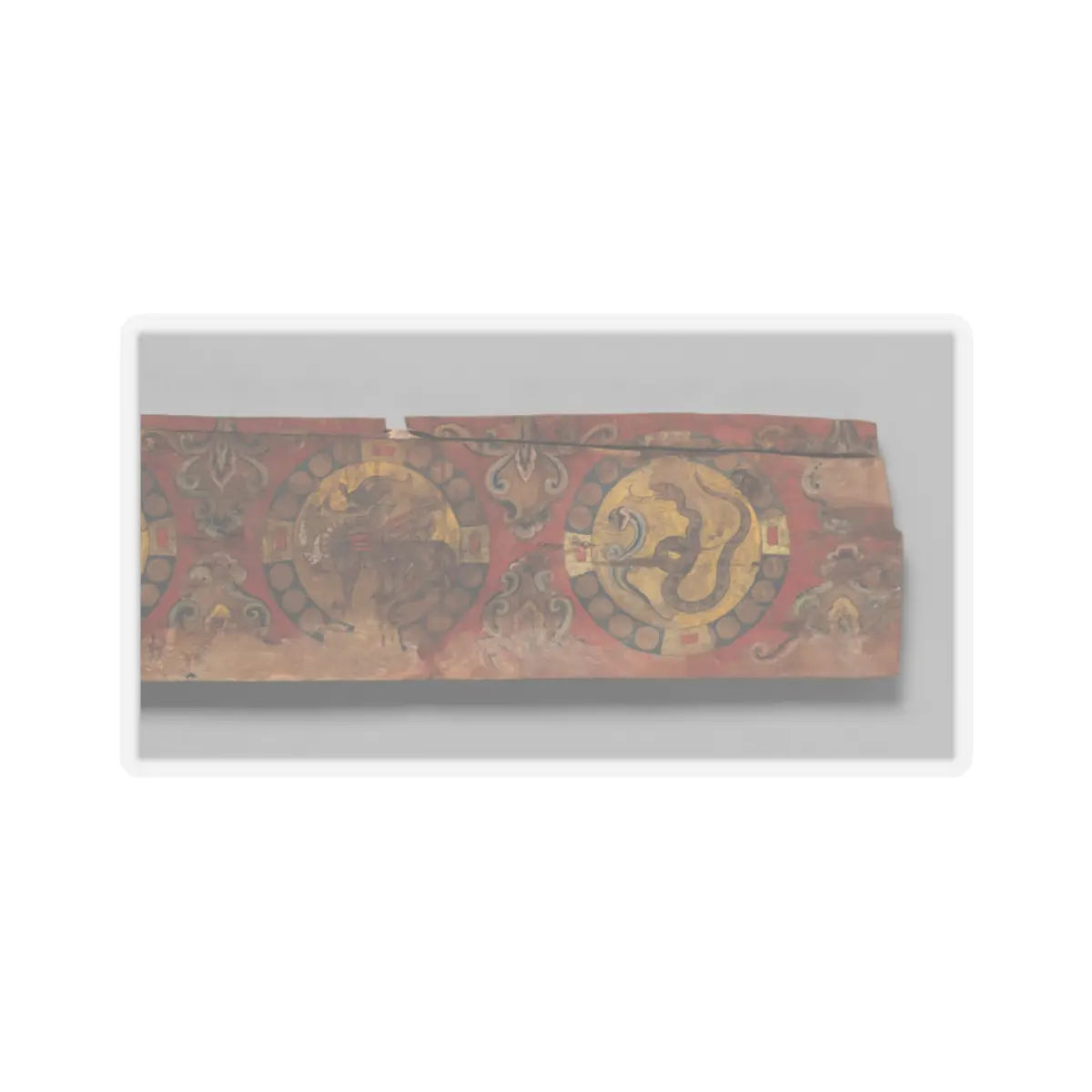 unknown - Panel with Chinese Zodiac - 8th–9th century v2 - STICKER Vinyl Kiss-Cut Decal
