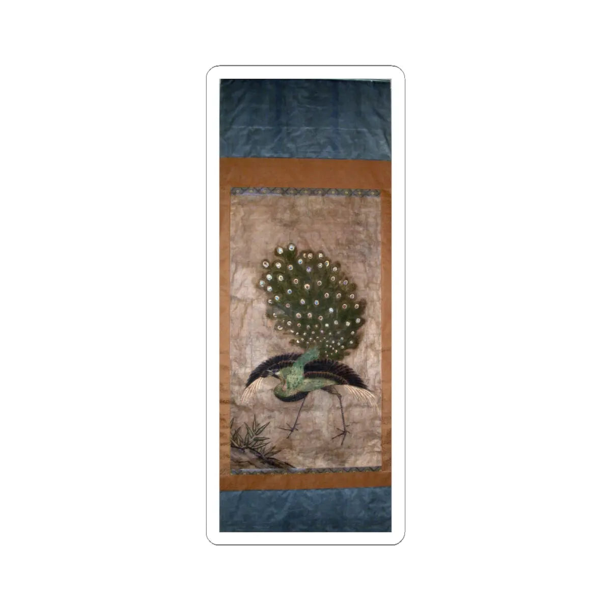 unknown - Peacock - 17th century - STICKER Vinyl Kiss-Cut Decal