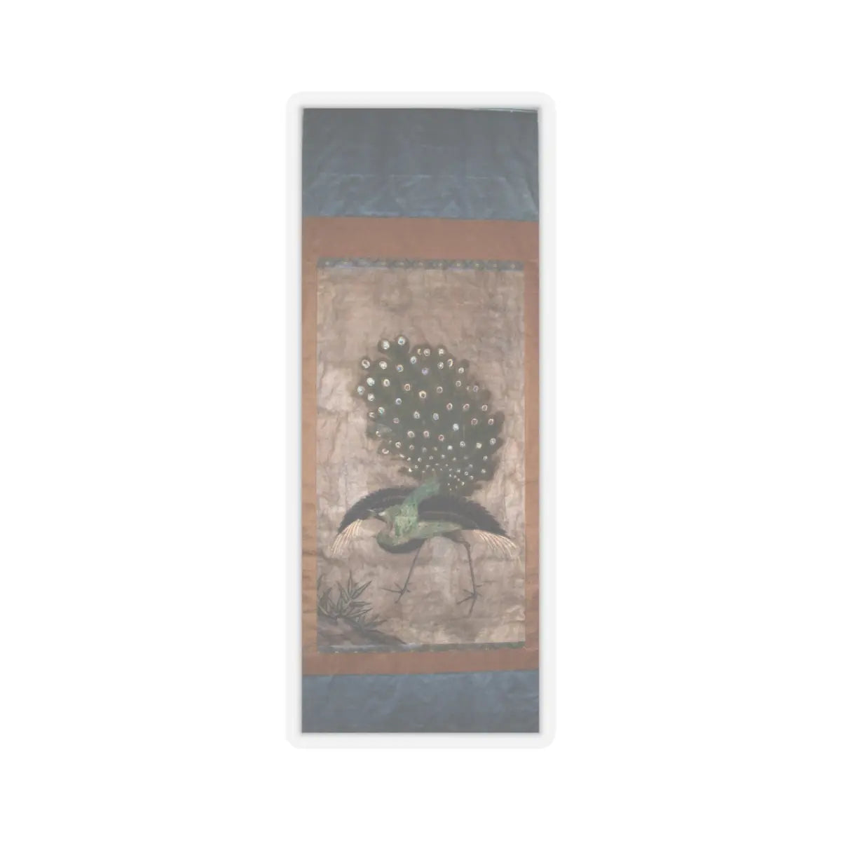 unknown - Peacock - 17th century - STICKER Vinyl Kiss-Cut Decal