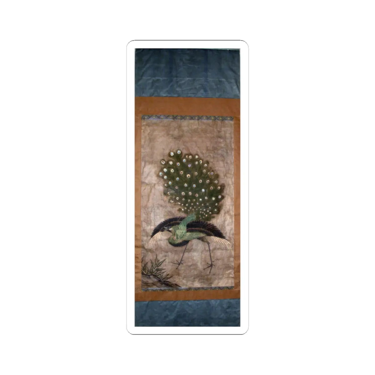 unknown - Peacock - 17th century - STICKER Vinyl Kiss-Cut Decal