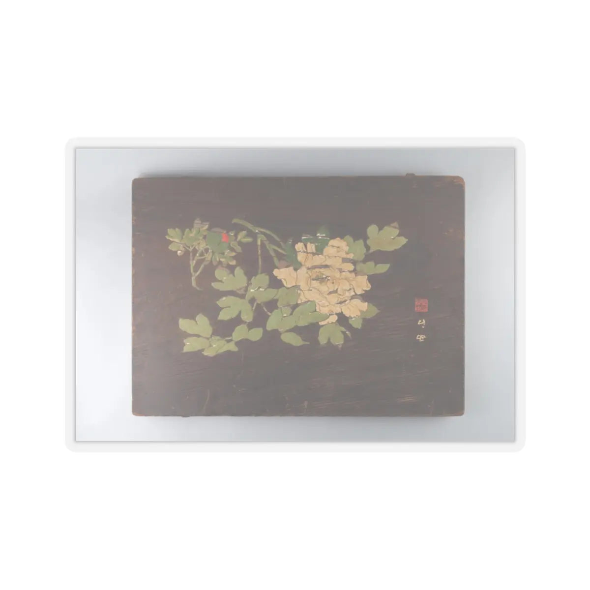 unknown - Peonies - 19th century v1 - STICKER Vinyl Kiss-Cut Decal