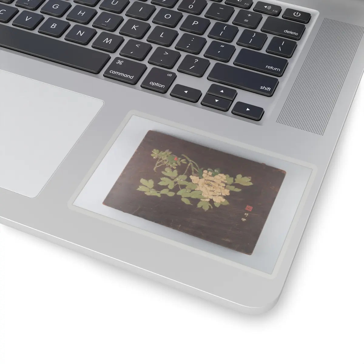 unknown - Peonies - 19th century v1 - STICKER Vinyl Kiss-Cut Decal