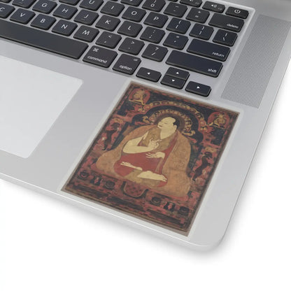 unknown - Portrait of a monk, possibly Chen Nga Tshultrim Bar, extending a blessing - late 11th–early 12th century - STICKER Vinyl Kiss-Cut Decal