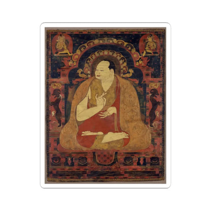 unknown - Portrait of a monk, possibly Chen Nga Tshultrim Bar, extending a blessing - late 11th–early 12th century - STICKER Vinyl Kiss-Cut Decal