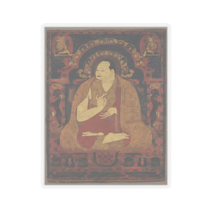 unknown - Portrait of a monk, possibly Chen Nga Tshultrim Bar, extending a blessing - late 11th–early 12th century - STICKER Vinyl Kiss-Cut Decal
