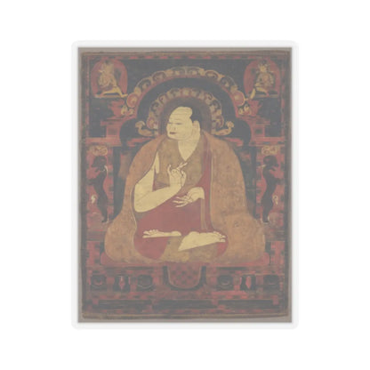 unknown - Portrait of a monk, possibly Chen Nga Tshultrim Bar, extending a blessing - late 11th–early 12th century - STICKER Vinyl Kiss-Cut Decal
