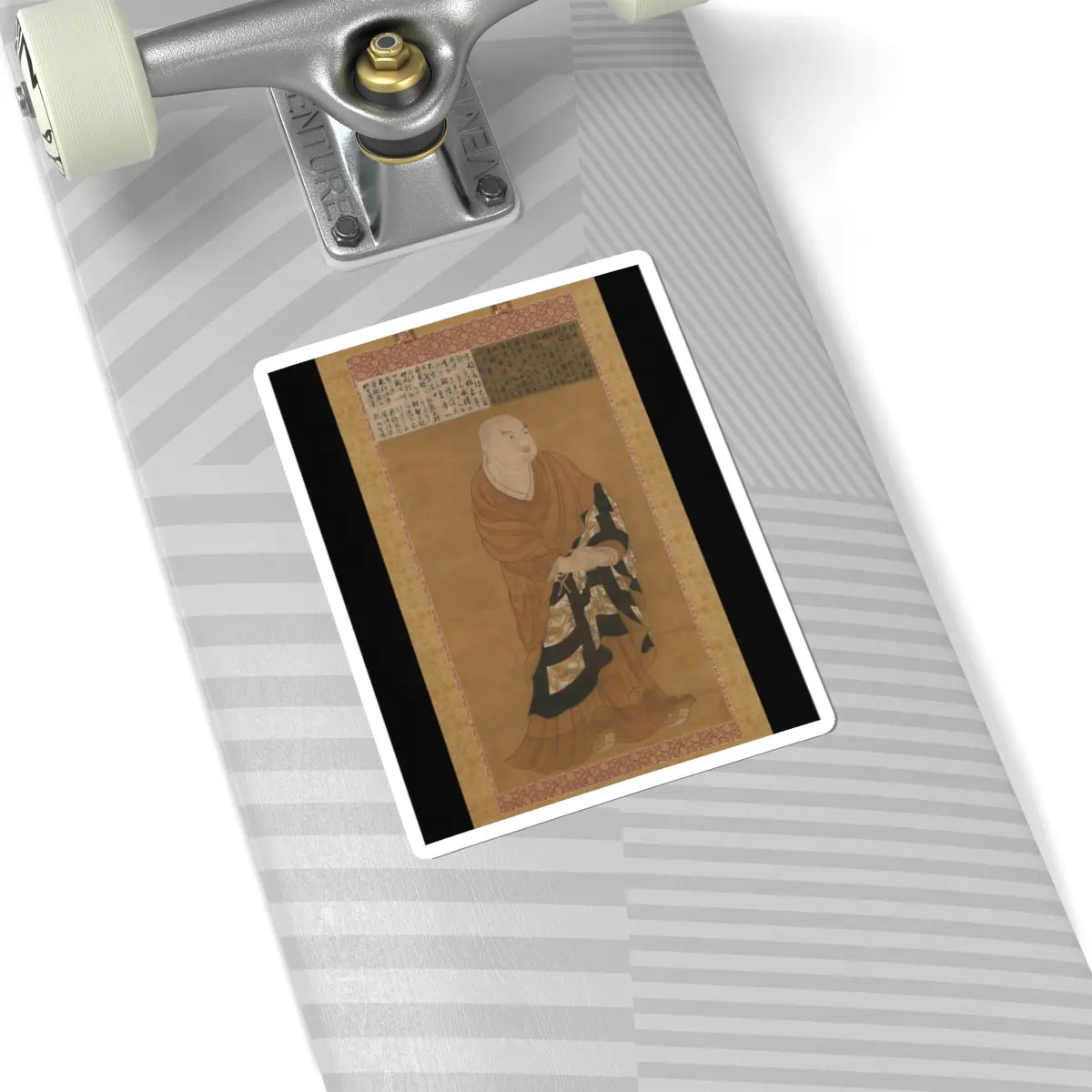 unknown - Portrait of Jion Daishi (Guiji) - 14th century v1 - STICKER Vinyl Kiss-Cut Decal