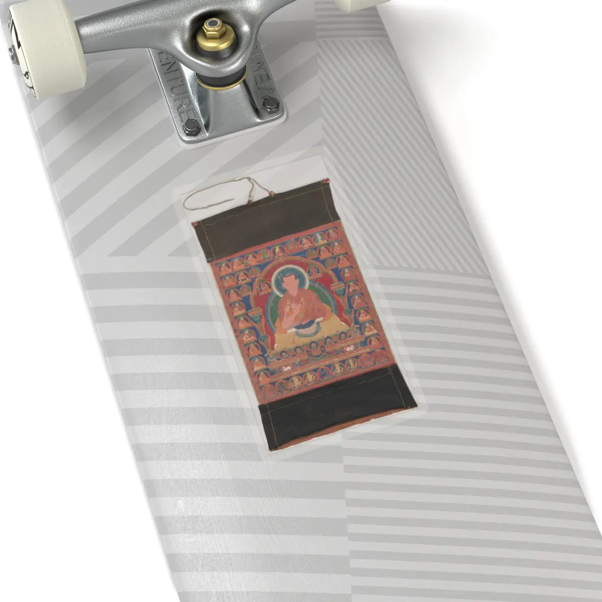 unknown - Portrait of Munchen Sangye Rinchen, the Eighth Abbot of Ngor Monastery - late 16th century v1 - STICKER Vinyl Kiss-Cut Decal