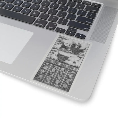 unknown - Prince Vessantara Gives Away His Chariot- Scene from a Vessantara Jataka - late 19th–20th century - STICKER Vinyl Kiss-Cut Decal