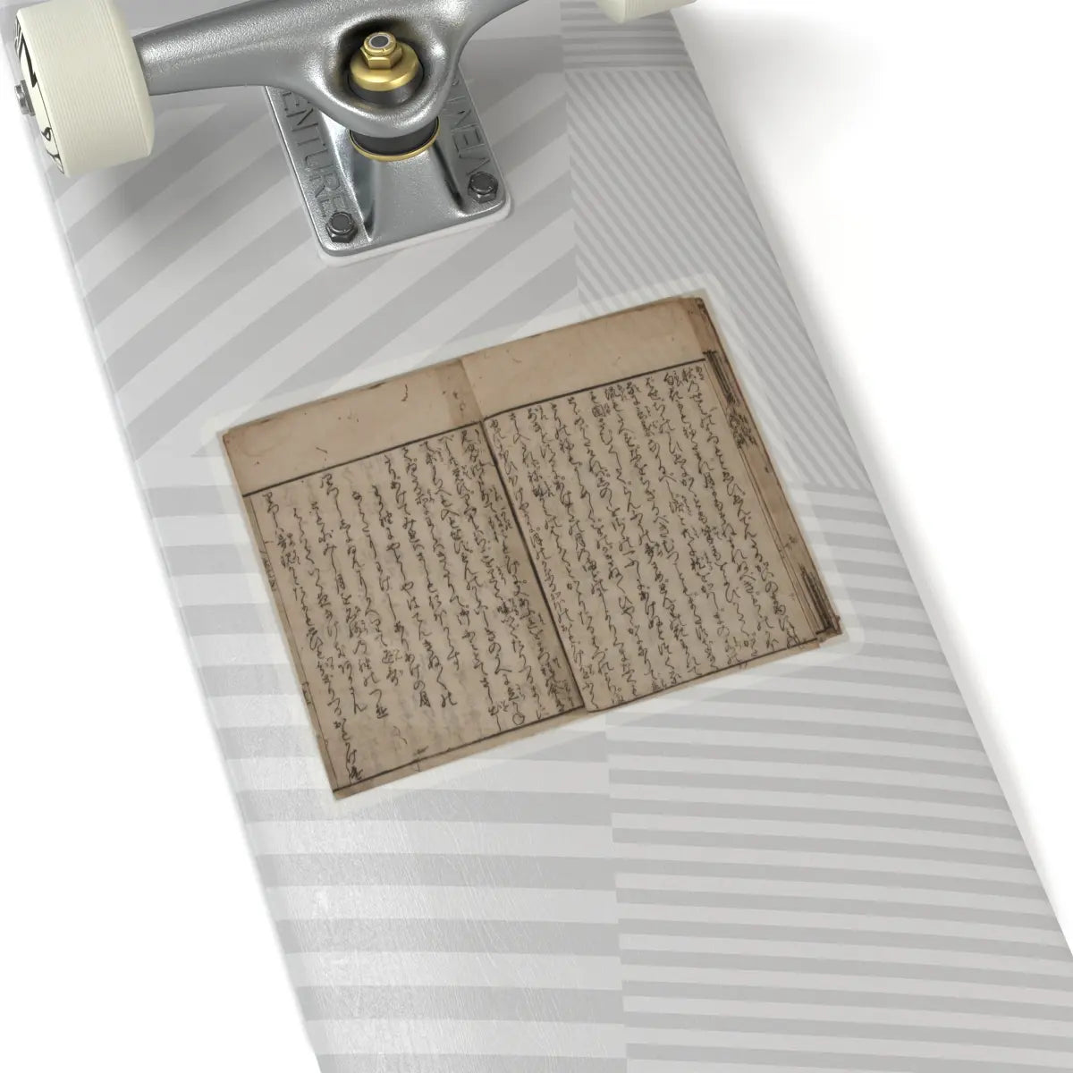unknown - Printed Book of the Text for A Long Tale for an Autumn Night (Aki no yo no nagamonogatari) - dated 1642 v11 - STICKER Vinyl Kiss-Cut Decal